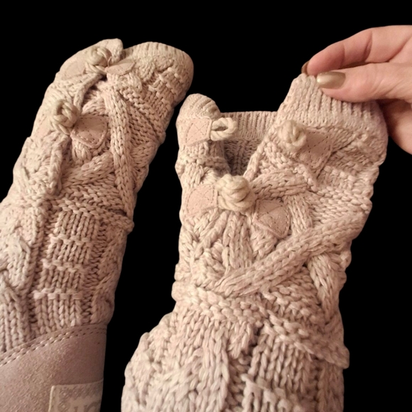 UGG Classic Tall Chunky Cable Knit Creamy White Boots  Women Size 7 - Picture 12 of 16